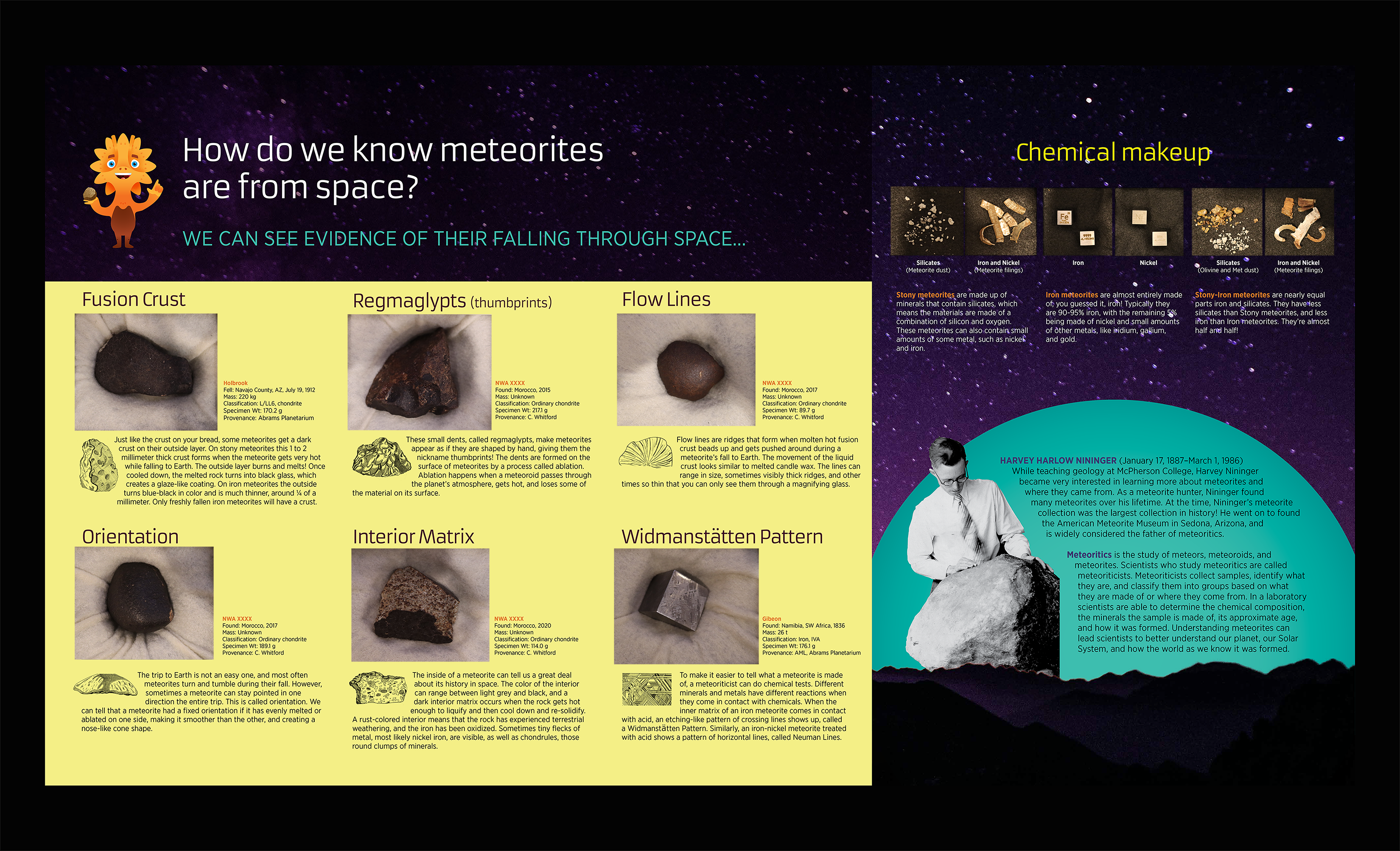 How do we know meteorites are from space?