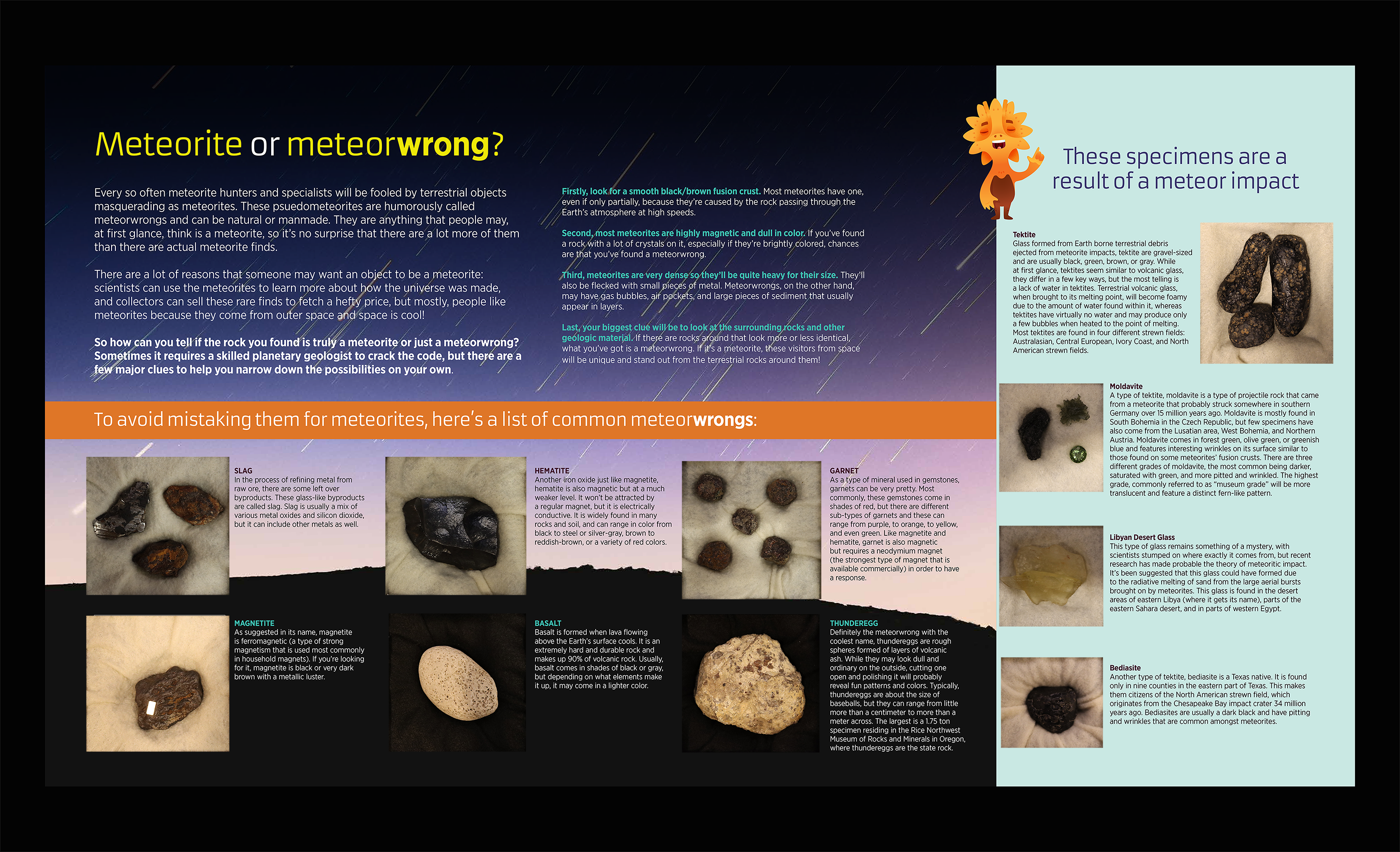 Meteorite or meteorWrong>